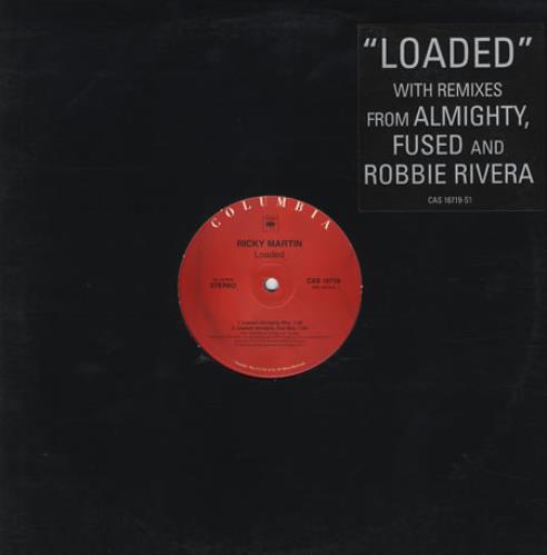 Ricky Martin Loaded 12" vinyl single (12 inch record / Maxi-single) US RKM12LO199792