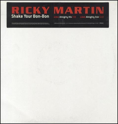 Ricky Martin Shake Your Bon-bon 12" vinyl single (12 inch record / Maxi-single) UK RKM12SH147187