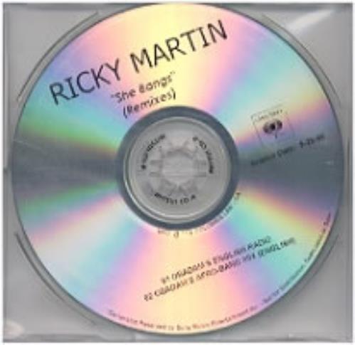 Ricky Martin She Bangs - Remixes CD-R acetate US RKMCRSH182172