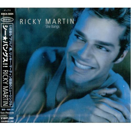 Ricky Martin She Bangs CD single (CD5 / 5") Japanese RKMC5SH173328