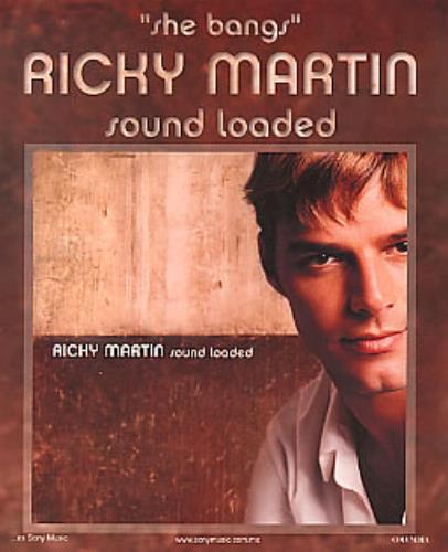 Ricky Martin She Bangs display Mexican RKMDISH266097