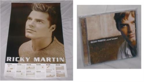 Ricky Martin Sound Loaded + Calendar Poster CD album (CDLP) Singapore RKMCDSO172953