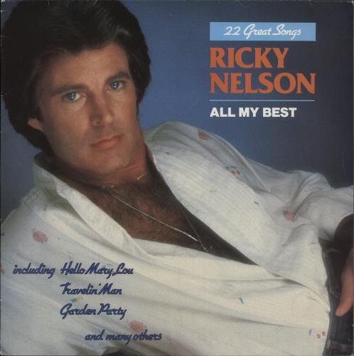 Ricky Nelson All My Best vinyl LP album (LP record) Belgian R-NLPAL816973
