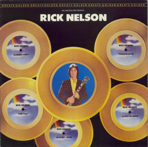 Ricky Nelson Golden Greats vinyl LP album (LP record) UK R-NLPGO818751