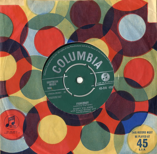 Ricky Valance Fisherboy 7" vinyl single (7 inch record / 45) UK RQV07FI555930