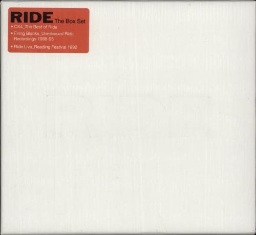 Ride Box Set - Hype Stickered CD Album Box Set UK RIDDXBO196925