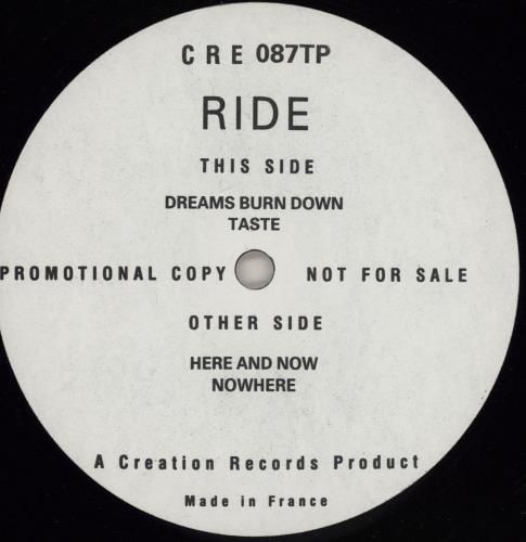 Ride Fall EP 12" vinyl single (12 inch record / Maxi-single) UK RID12FA442078