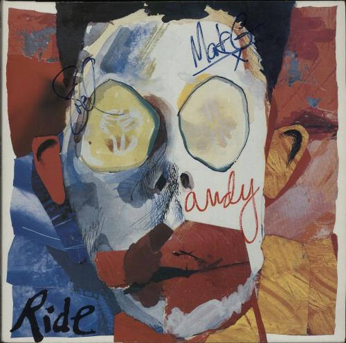 Ride Going Blank Again - Autographed 2-LP vinyl record set (Double LP Album) UK RID2LGO658051