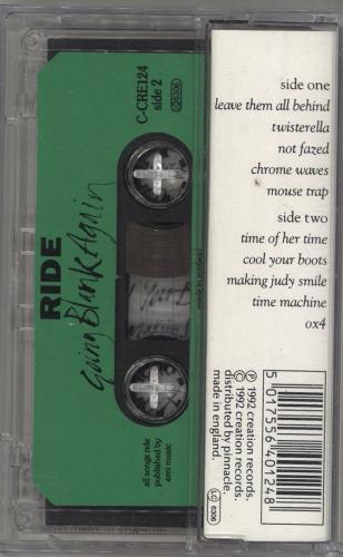 Ride Going Blank Again cassette album UK RIDCLGO287852