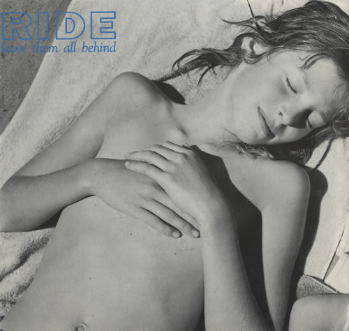 Ride Leave Them All Behind - Blue Vinyl 7" vinyl single (7 inch record / 45) US RID07LE06059