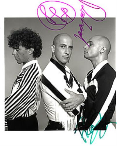 Right Said Fred Autographed Publicity Photograph photograph UK RSFPHAU262993