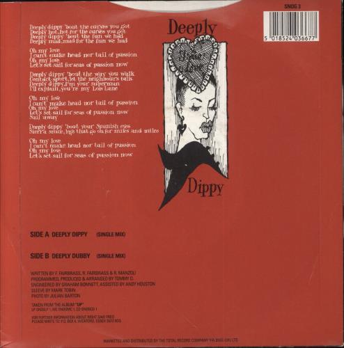 Right Said Fred Deeply Dippy 7" vinyl single (7 inch record / 45) UK RSF07DE301856