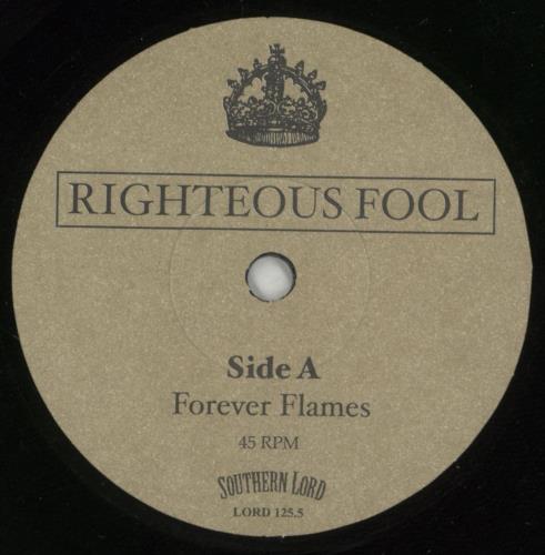 Righteous Fool Righteous Fool 7" vinyl single (7 inch record / 45) US 2MU07RI759937