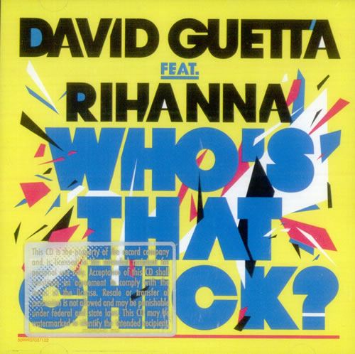Rihanna Who's That Chick? CD single (CD5 / 5") US RH1C5WH534735