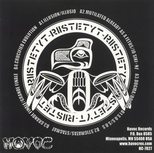 Riistetyt Tervetuloa Kuolema 7" vinyl single (7 inch record / 45) US 67O07TE837240