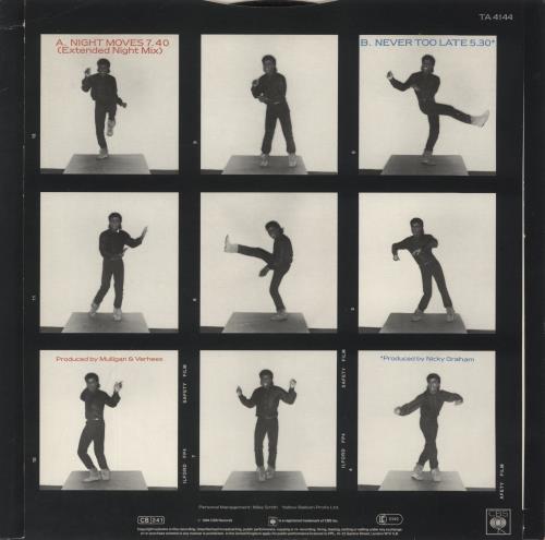 Rikki Patrick Night Moves 12" vinyl single (12 inch record / Maxi-single) UK R6M12NI891045