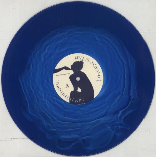Rina Sawayama Hold The Girl: 1st Anniversary - White-In-Blue [Cobalt] Vinyl vinyl LP album (LP record) UK 1IXLPHO860319