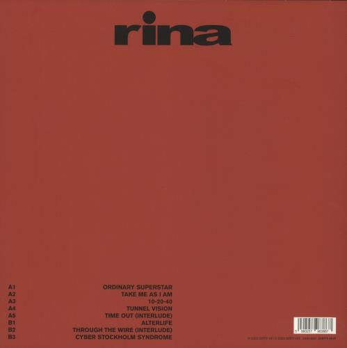 Rina Sawayama Rina - Picture Disc Edition picture disc LP (vinyl picture disc album) UK 1IXPDRI873684