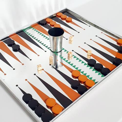 Ringo Or Robin Backgammon Set - Aluminium Frame memorabilia UK RIXMMBA336034