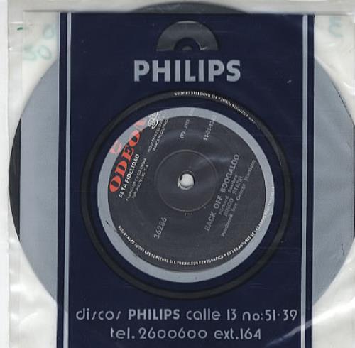 Ringo Starr Back Off Boogaloo 7" vinyl single (7 inch record / 45) Colombian RIN07BA327308