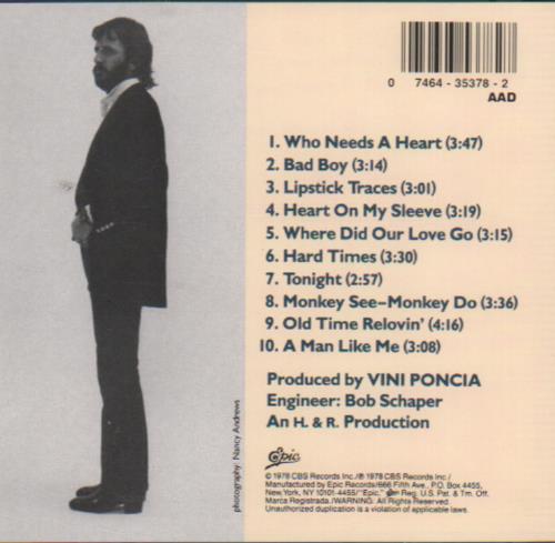 Ringo Starr Bad Boy CD album (CDLP) US RINCDBA651645