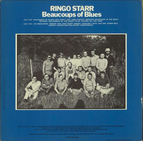 Ringo Starr Beaucoups Of Blues - 1st - EX vinyl LP album (LP record) UK RINLPBE570283
