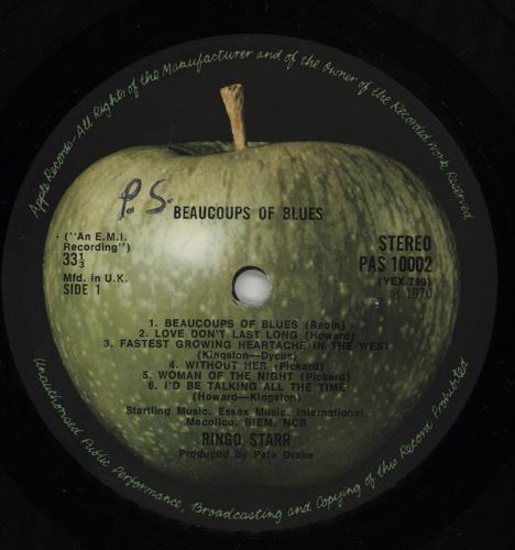 Ringo Starr Beaucoups Of Blues - 1st - WOL vinyl LP album (LP record) UK RINLPBE751153