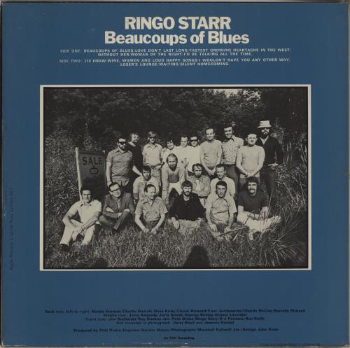 Ringo Starr Beaucoups Of Blues - 1st - WOL vinyl LP album (LP record) UK RINLPBE751153