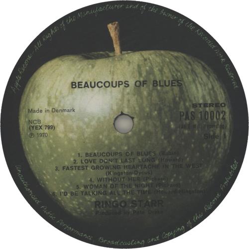 Ringo Starr Beaucoups Of Blues - 1st vinyl LP album (LP record) Danish RINLPBE679952
