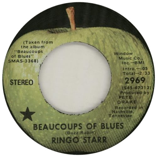 Ringo Starr Beaucoups Of Blues - P/S 7" vinyl single (7 inch record / 45) US RIN07BE387357