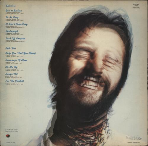 Ringo Starr Blast From Your Past vinyl LP album (LP record) UK RINLPBL209136