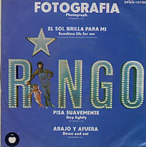 Ringo Starr Fotografia E.P. 7" vinyl single (7 inch record / 45) Mexican RIN07FO83346