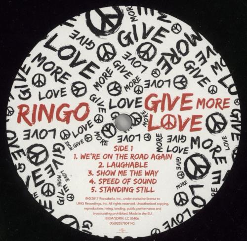 Ringo Starr Give More Love vinyl LP album (LP record) UK RINLPGI780374