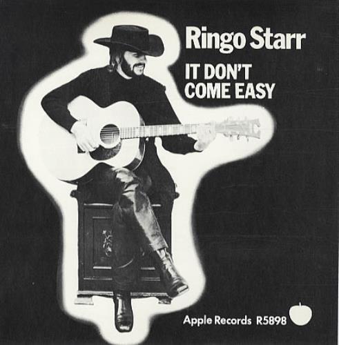 Ringo Starr It Don't Come Easy - 2nd - 4pr - P/S 7" vinyl single (7 inch record / 45) UK RIN07IT92903