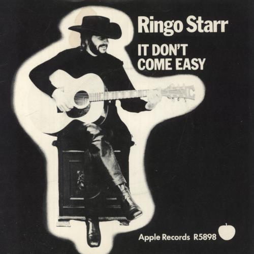 Ringo Starr It Don't Come Easy - 2nd - Solid - P/S - VG 7" vinyl single (7 inch record / 45) UK RIN07IT636427