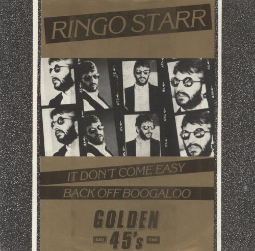 Ringo Starr It Don't Come Easy - Golden 45s - Solid 7" vinyl single (7 inch record / 45) UK RIN07IT858413
