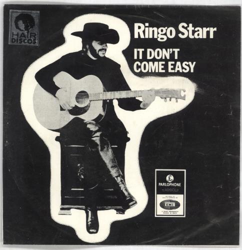Ringo Starr It Don't Come Easy 7" vinyl single (7 inch record / 45) Portuguese RIN07IT727707