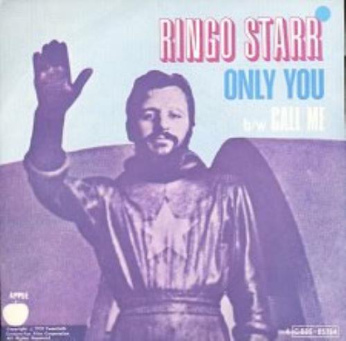 Ringo Starr Only You 7" vinyl single (7 inch record / 45) Belgian RIN07ON70499