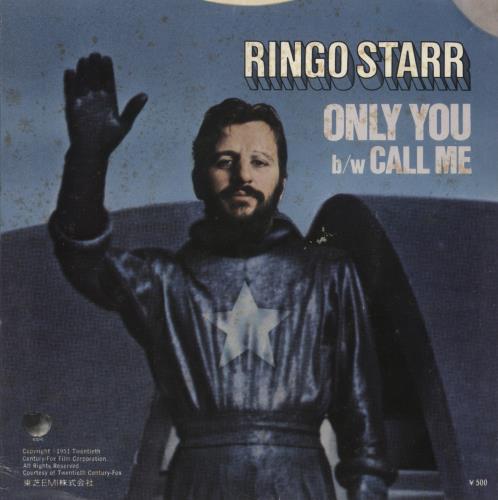 Ringo Starr Only You 7" vinyl single (7 inch record / 45) Japanese RIN07ON882592