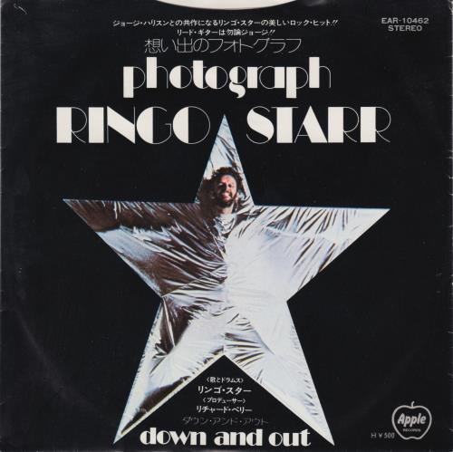 Ringo Starr Photograph 7" vinyl single (7 inch record / 45) Japanese RIN07PH308082