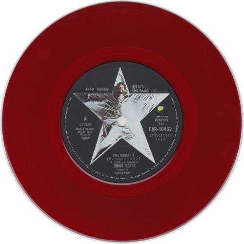Ringo Starr Photograph 7" vinyl single (7 inch record / 45) Japanese RIN07PH308082