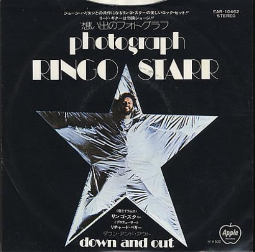 Ringo Starr Photograph 7" vinyl single (7 inch record / 45) Japanese RIN07PH381902