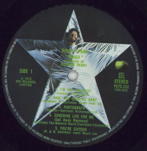 Ringo Starr Ringo - EX vinyl LP album (LP record) UK RINLPRI366357