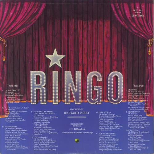 Ringo Starr Ringo - EX vinyl LP album (LP record) UK RINLPRI366357