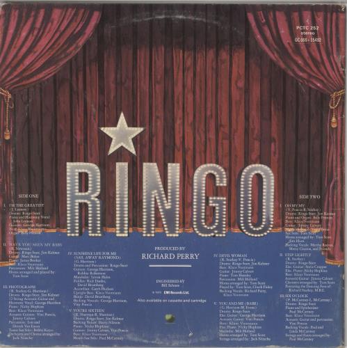 Ringo Starr Ringo - Factory Sample - VG vinyl LP album (LP record) UK RINLPRI723084