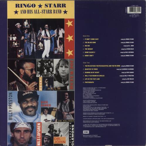 Ringo Starr Ringo Starr And His All-Star Band vinyl LP album (LP record) UK RINLPRI518710
