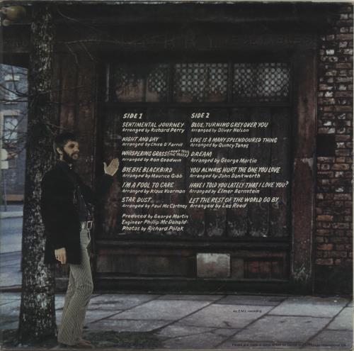 Ringo Starr Sentimental Journey vinyl LP album (LP record) Danish RINLPSE679950