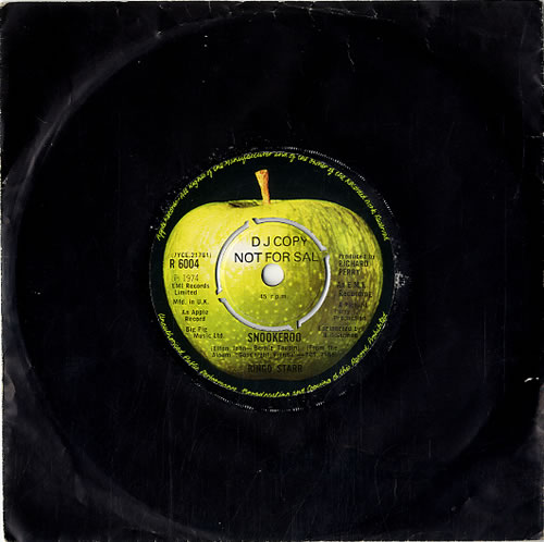Ringo Starr Snookeroo - DJ Copy 7" vinyl single (7 inch record / 45) UK RIN07SN622781