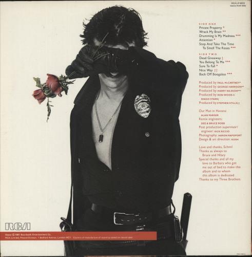 Ringo Starr Stop And Smell The Roses vinyl LP album (LP record) UK RINLPST144375