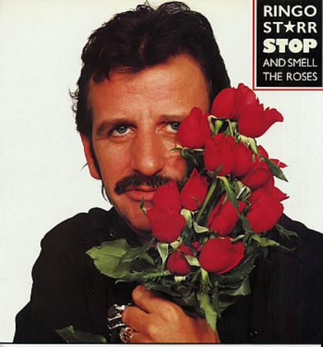 Ringo Starr Stop And Smell The Roses vinyl LP album (LP record) Japanese RINLPST306836